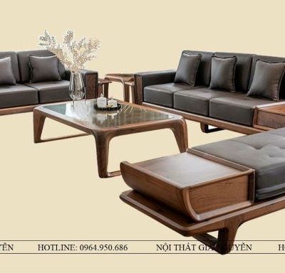 SOFA GỖ ÓC CHÓ