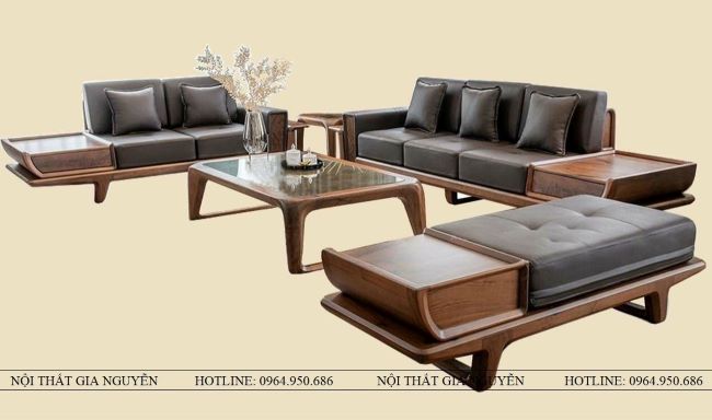 SOFA GỖ ÓC CHÓ