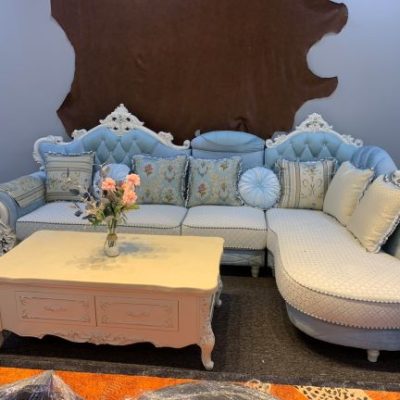 SOFA TÂN CỔ ĐIỂN XANH NGỌC