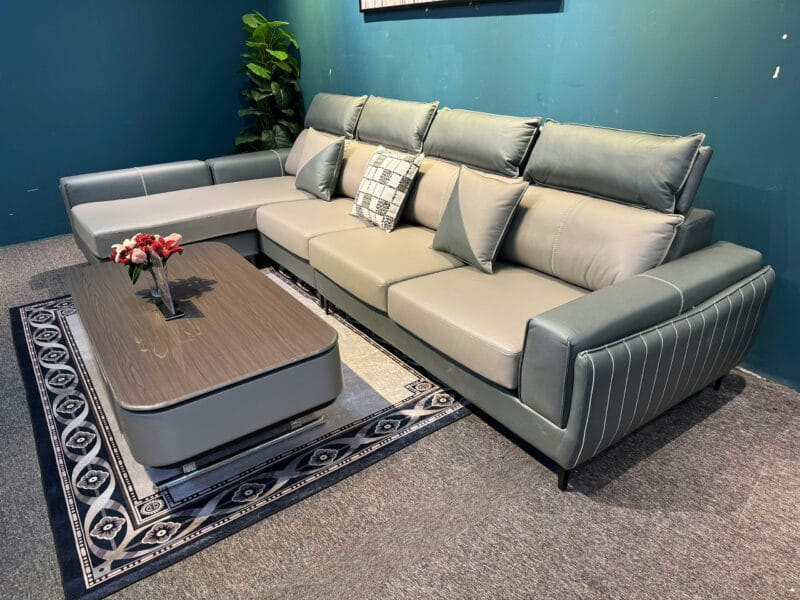 SOFA DA CÔNG NGHỆ - CHIẾU ĐIỀU HÒA GIÁ CHƯA BÀN