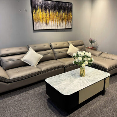 SOFA VẢI CÔNG NGHỆ GIẢ DA 3.6M